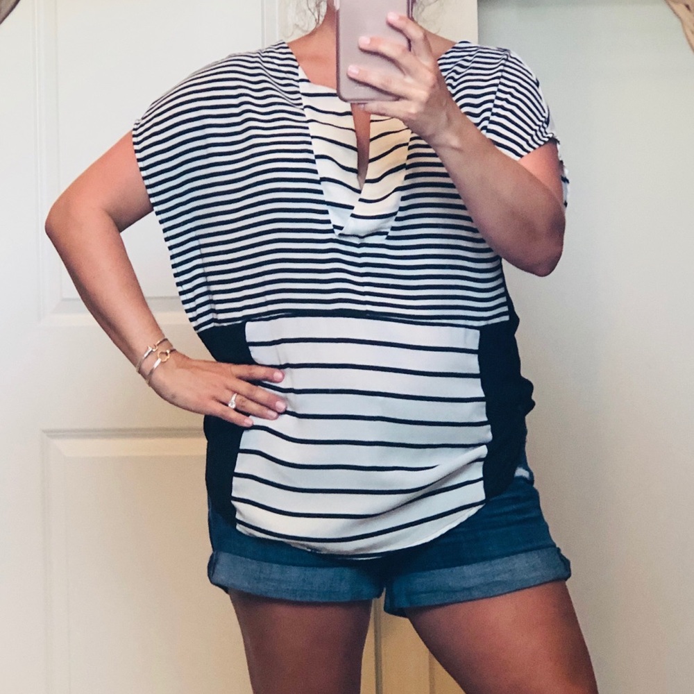 One September poncho blouse